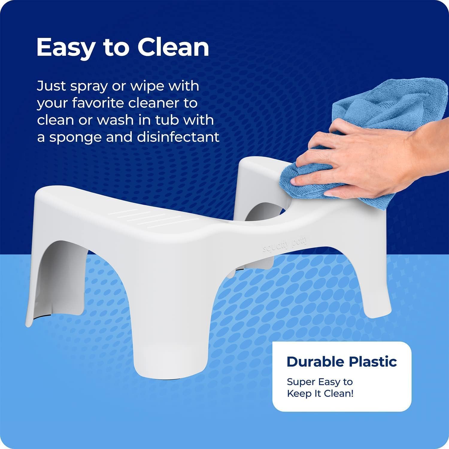 Darstellung mit Toilettenhocker